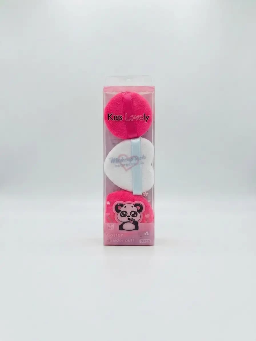 Set de borlas panda 3pcs kiss lovely