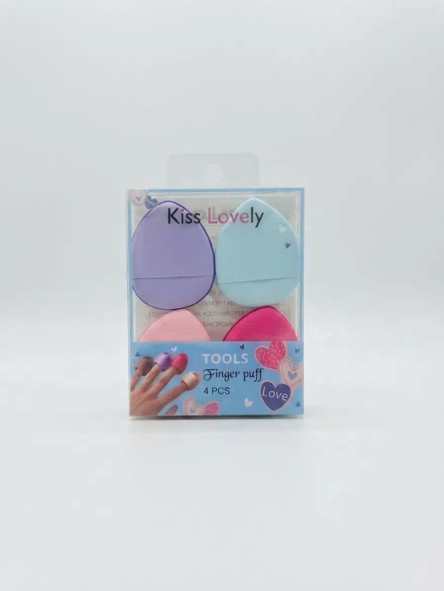 Set de borlas para dedos kiss lovely