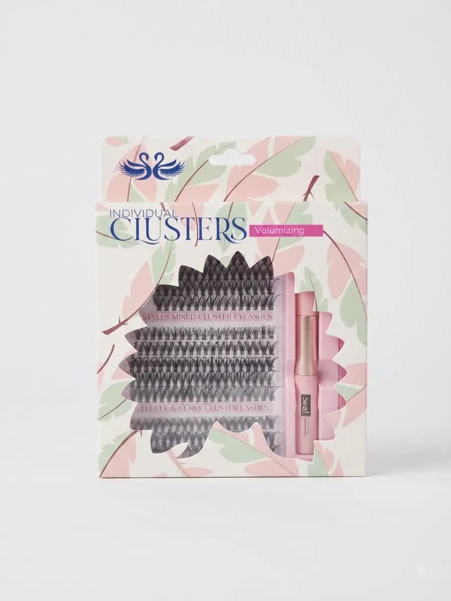 Set de pestañas individual clusters
