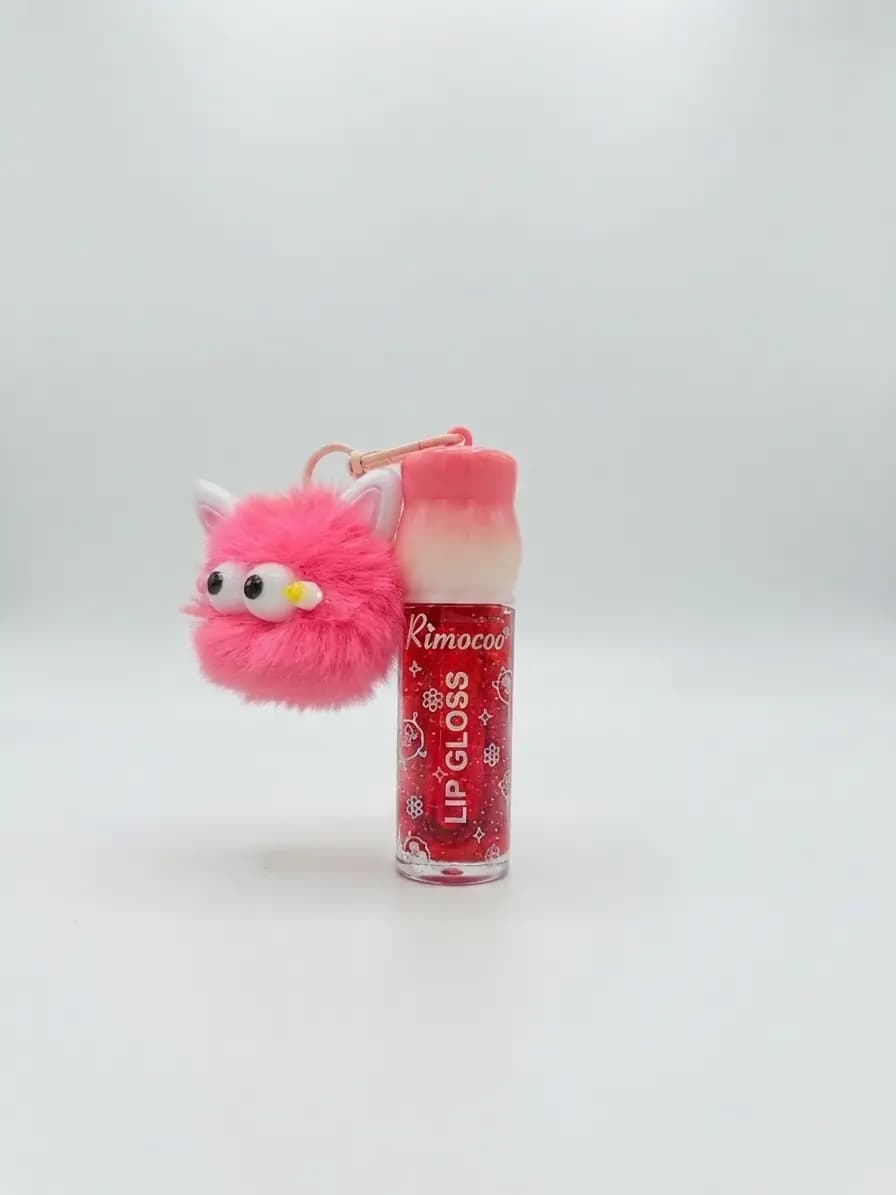 lip gloss Rimocoo con ponpon