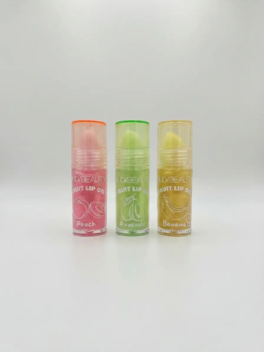 Lip oil de frutas hudabeauty