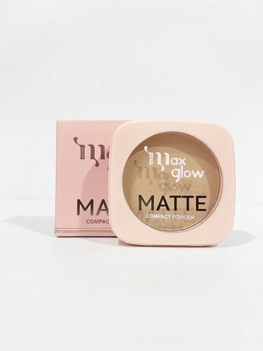 Polvo compacto matte max glow