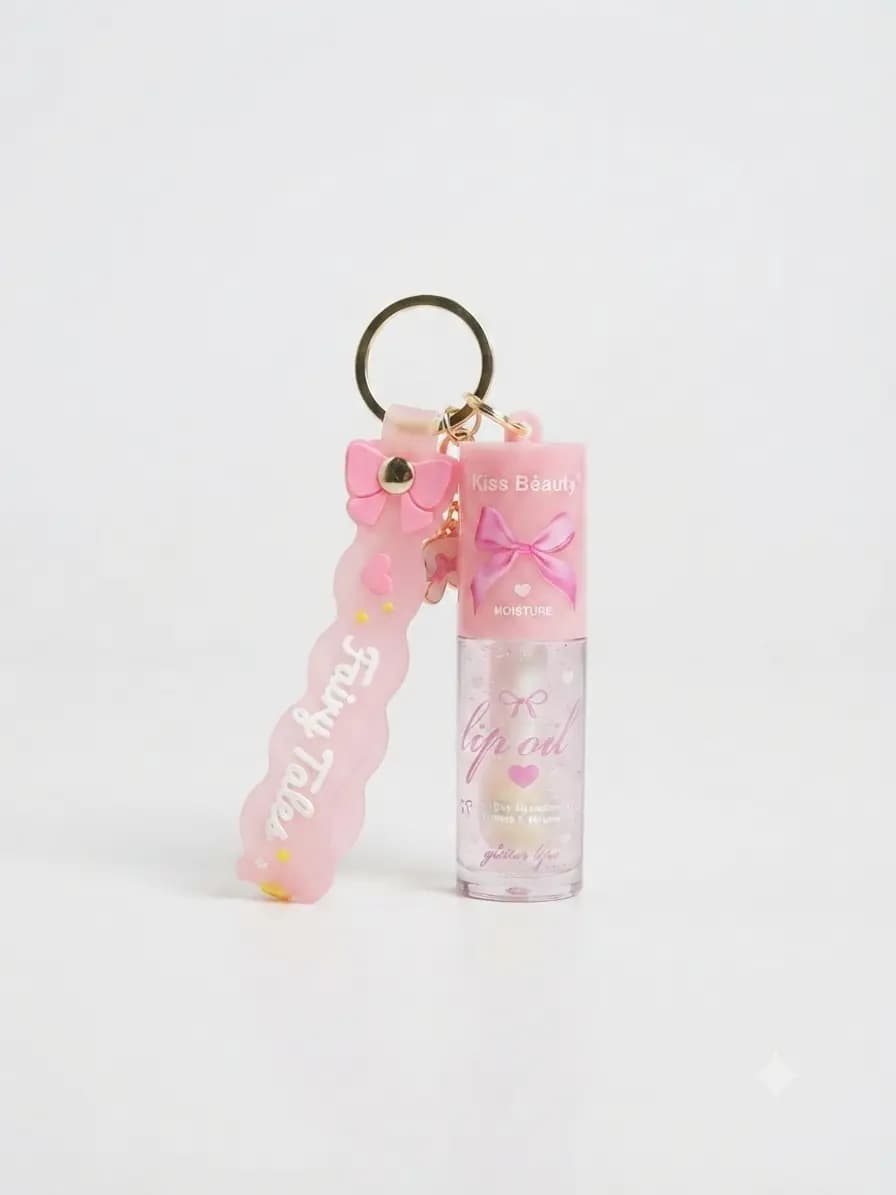 Lip oil glitter lips