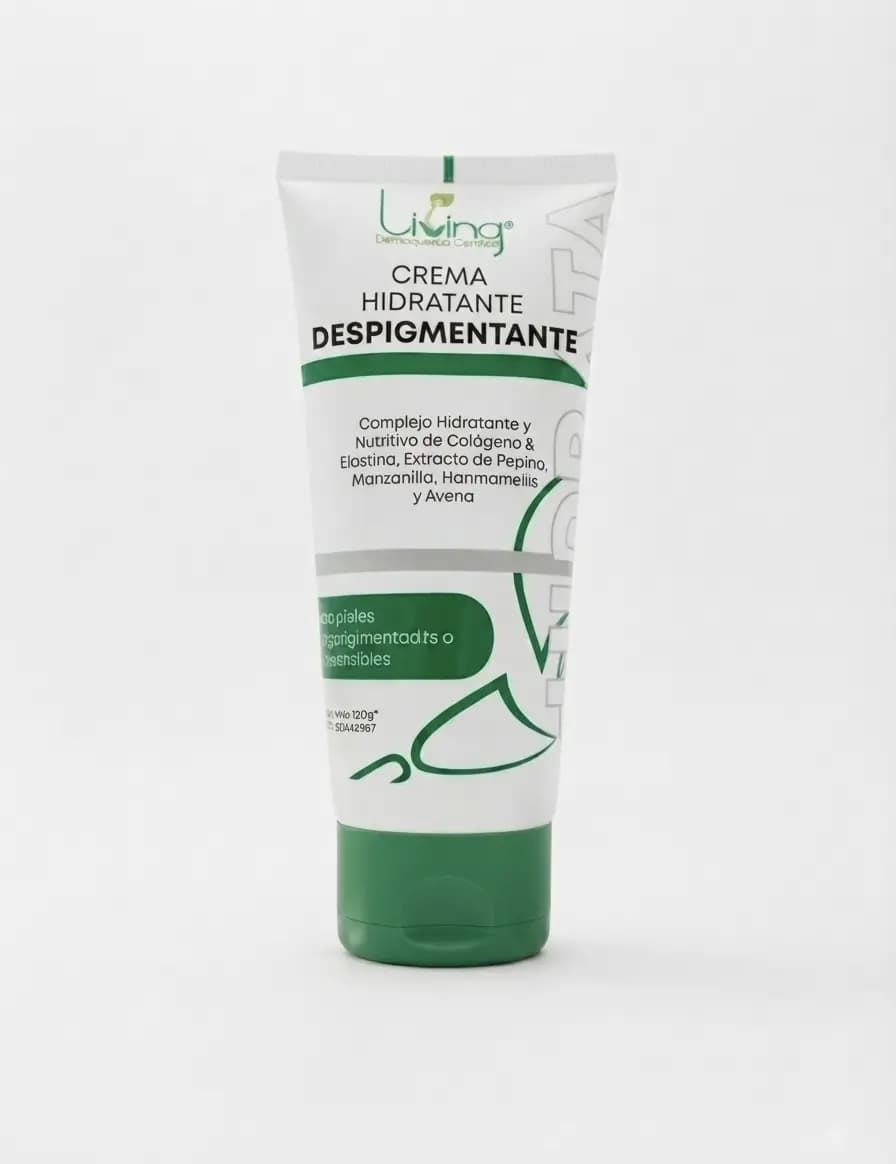 Crema hidratante despigmentante living